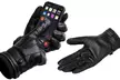 Guantes de cuero negro elegantes con función táctil - Second Medium