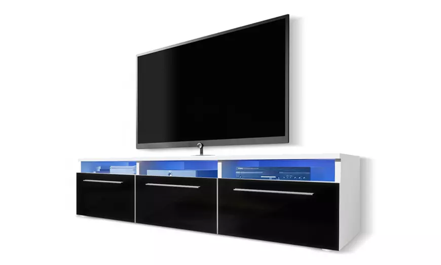 Image 2: LED tv-meubel in 4 kleuren