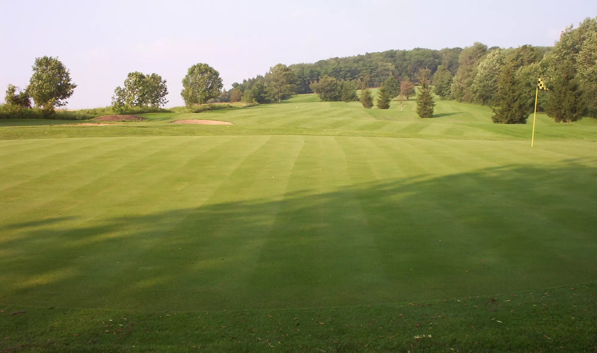18 Holes with Cart and Small Bucket of Range Balls for 1, 2, or 4 at Meadow Links Golf Course (Up to 57% Off) - Primary Image