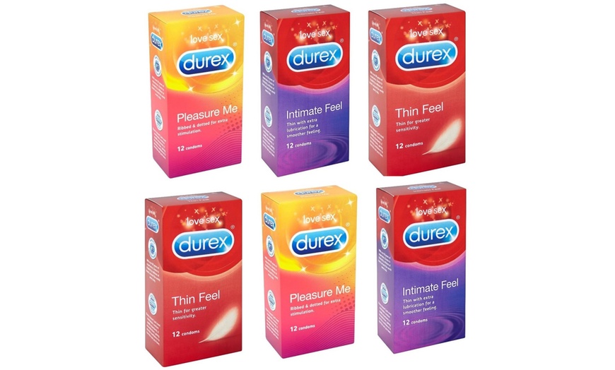 Image 1: Préservatifs lucky dip mélangés durex