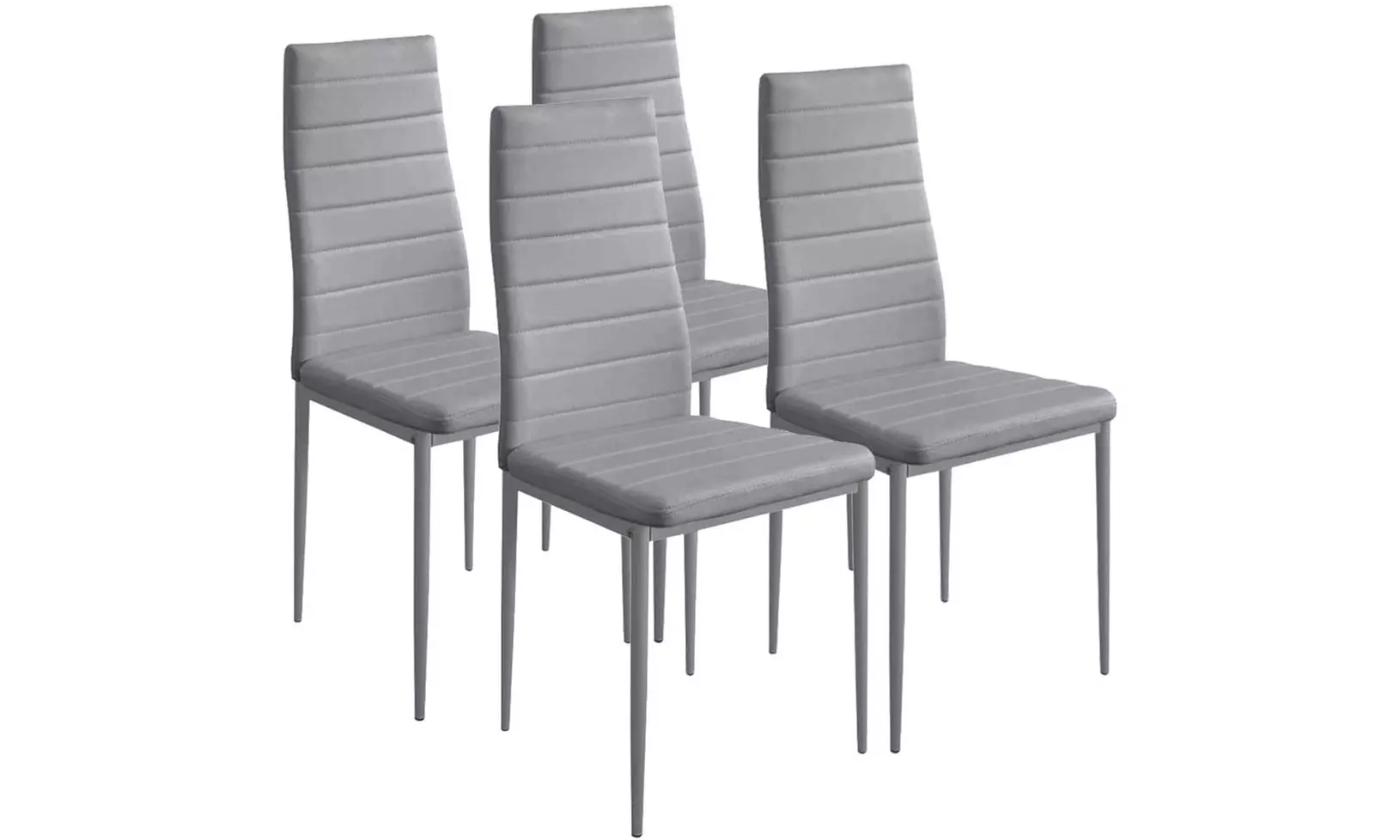 Set di 4 sedie in 5 colori Bakaji