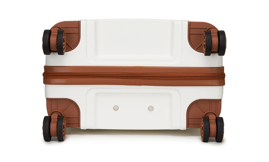 Image 3: Kono 6-Piece PP Hardshell TSA Lock Suitcase Set
