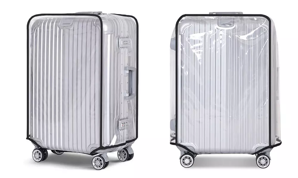 One or Two PVC Suitcase Cover Protectors - Image 4