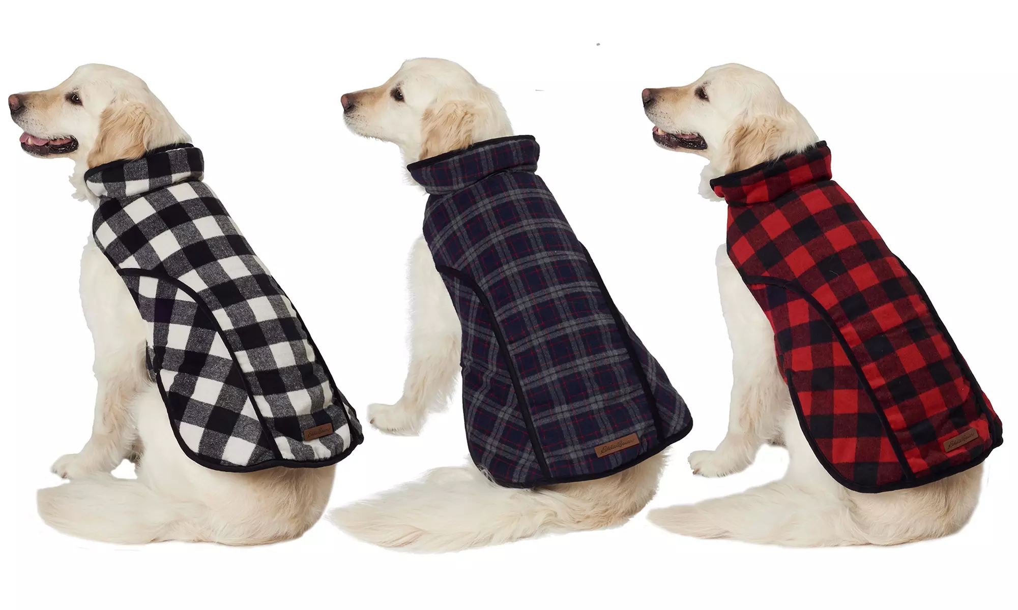Eddie Bauer Plaid Dog Jackets - Primary Image
