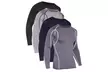Men's Long-Sleeve Compression Shirt (4-Pack) - Second Medium