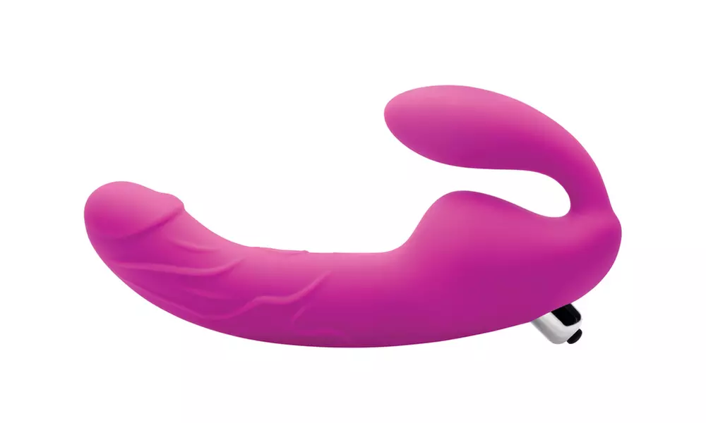 Regal Rider Vibrating Strapless Strap-On Triple G Dildo - Primary Image