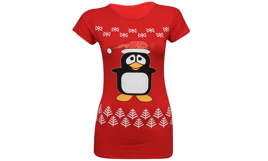 Image 3: Women's Christmas T-Shirt