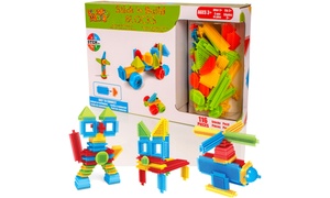  116-Piece Stick 'n Build Block Set 