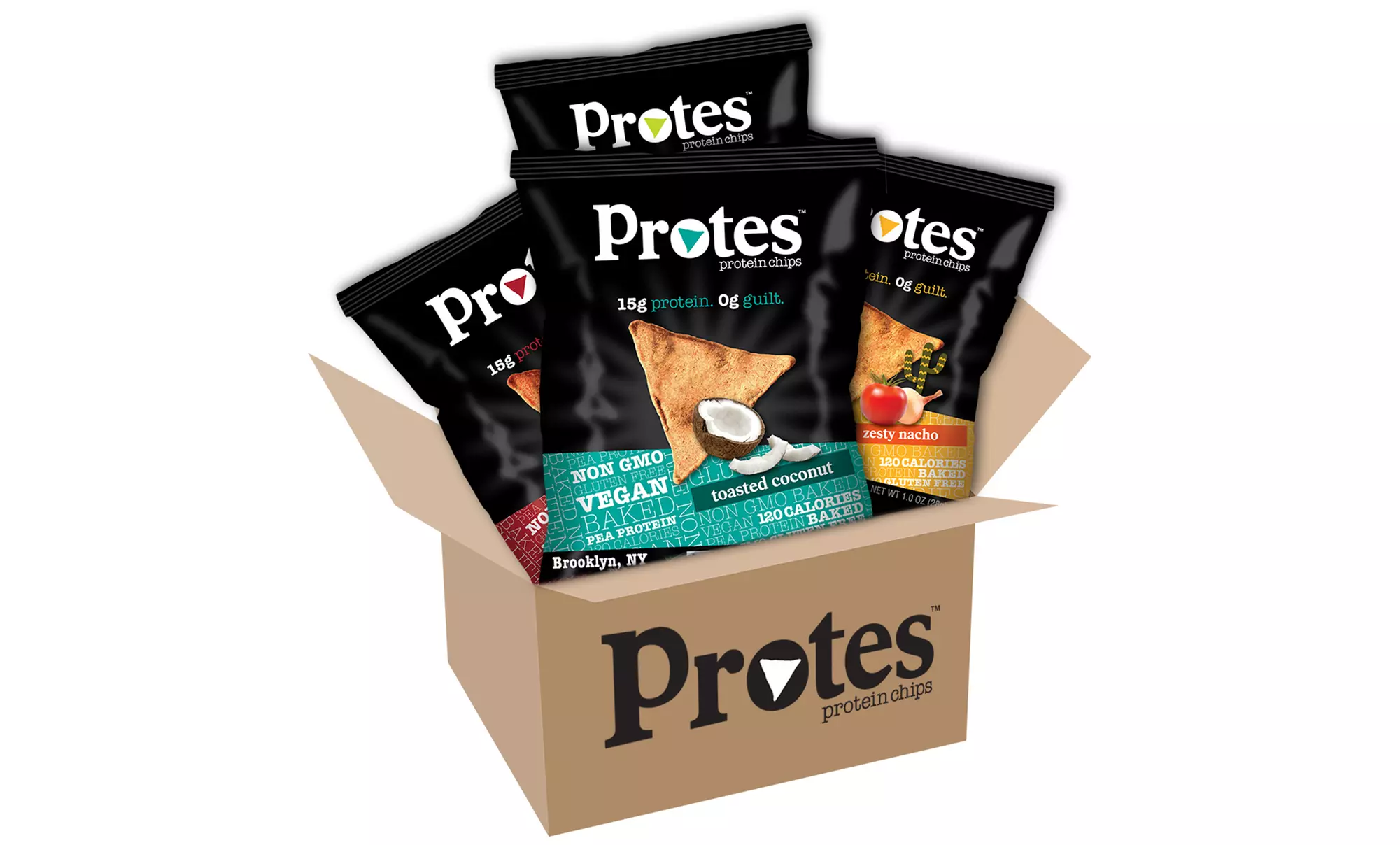 Protes Protein Chips 4-Flavor Variety Pack (4 Oz. Each) - Primary Image