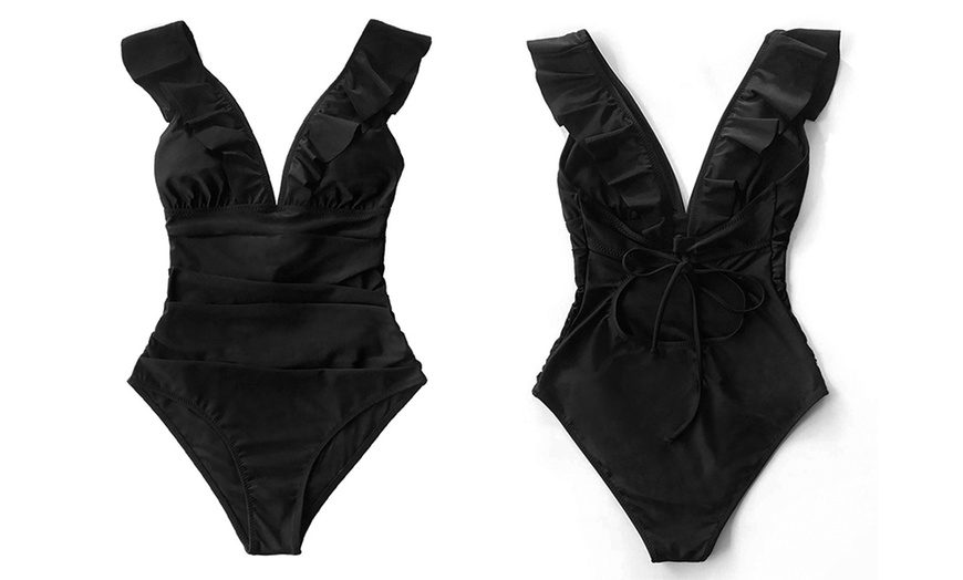 Image 3: Ruffled Swimsuit