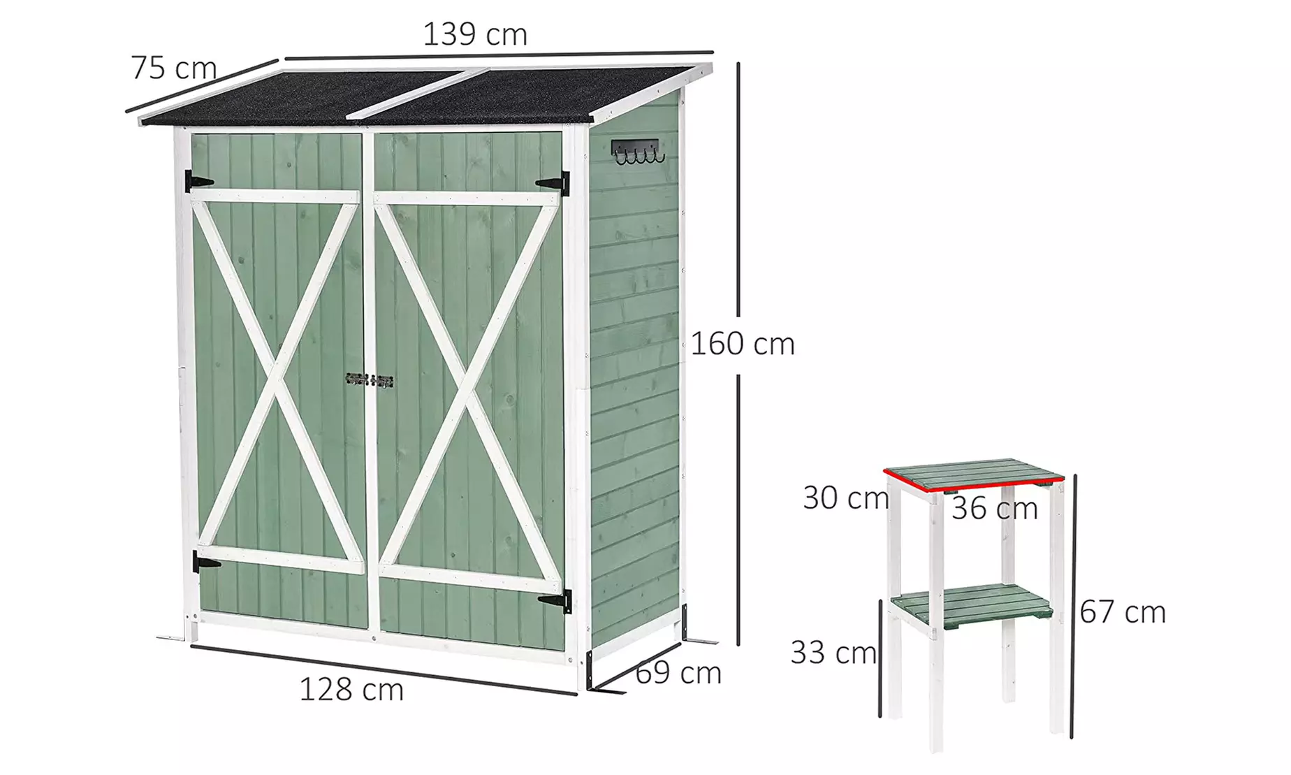 Outsunny Tall Sheds