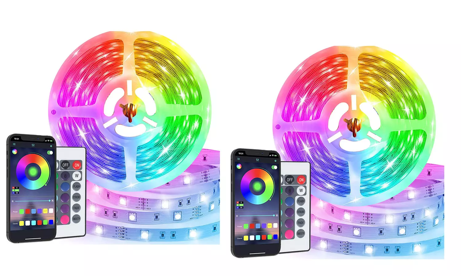 1 o 2 strisce da 5 m con luci LED 5050 RGB - Image 5