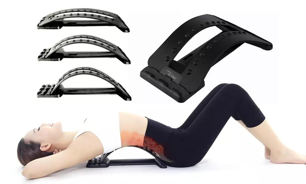 1x oder 2x Pro11 Wellbeing verstellbarer Rückendehner mit Akupressurpunkten - Primary Image