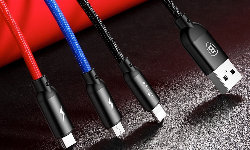 Image 5: Three-in-One Charging Cable