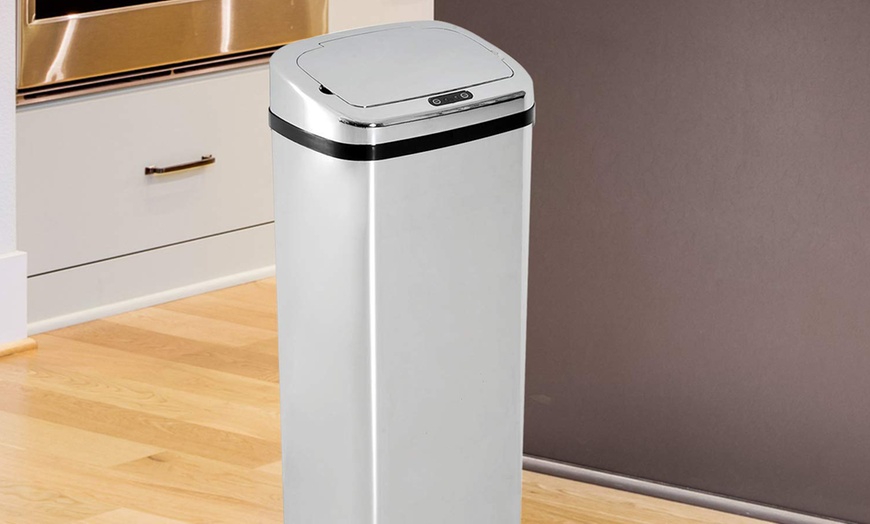 Image 2: HomCom 50L Sensor Bin