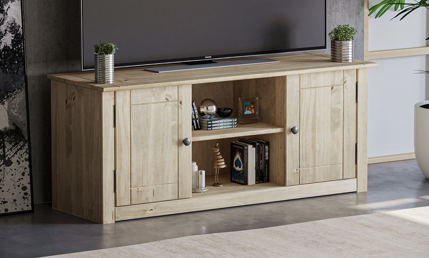 Image 3: Panama Solid Pine Wood Furniture Collection