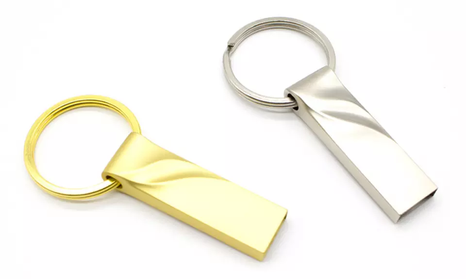 Clé USB porte-clés compacte, 2 en 1, 32 ou 64 Go - Primary Image