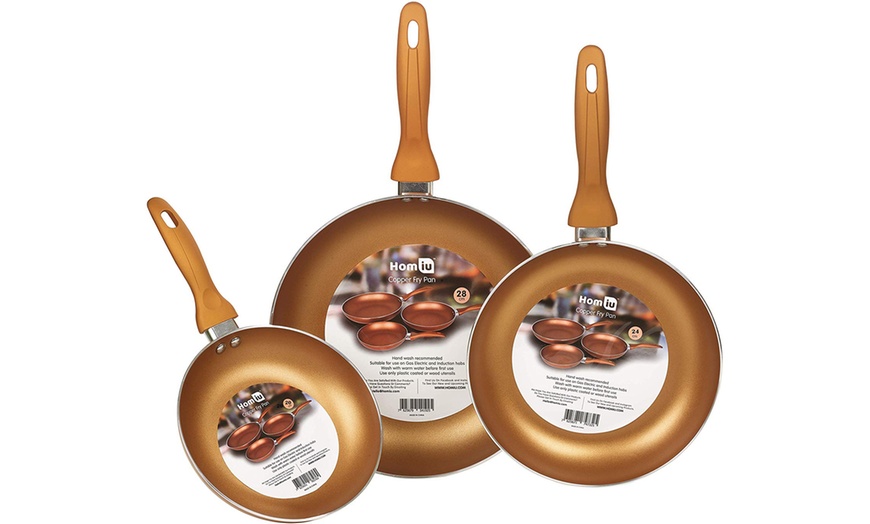 Image 7: Non-Stick Copper Pans