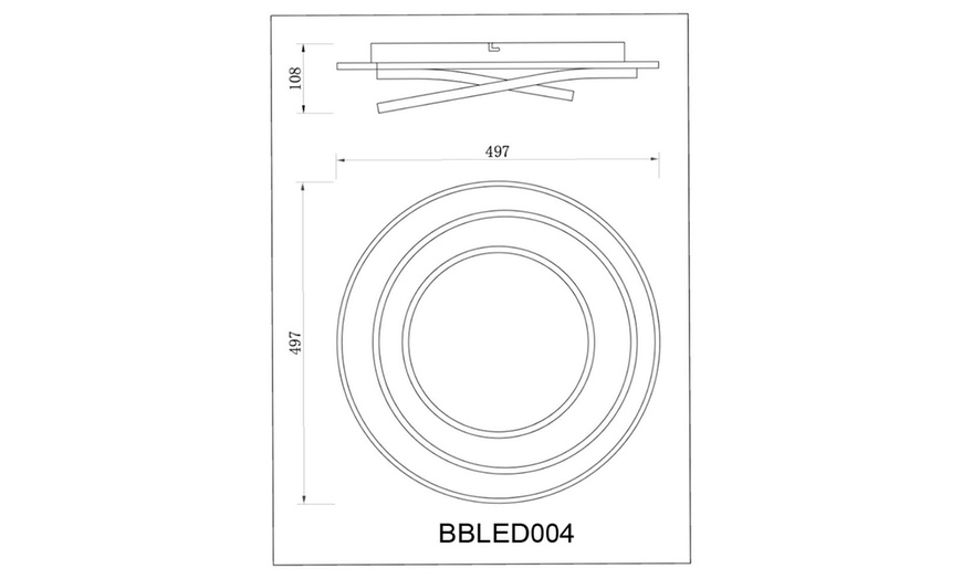 Image 65: Lampadari e plafoniere LED