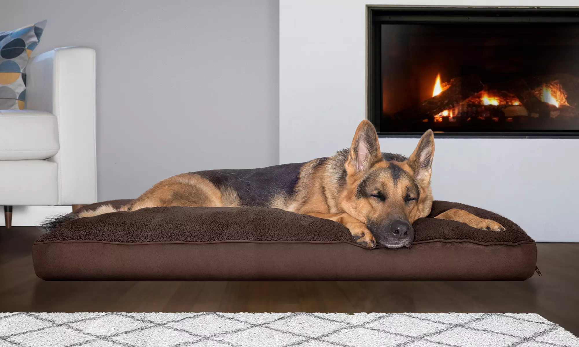 FurHaven Fluffy Pillow Mattress Dog Bed - Primary Image