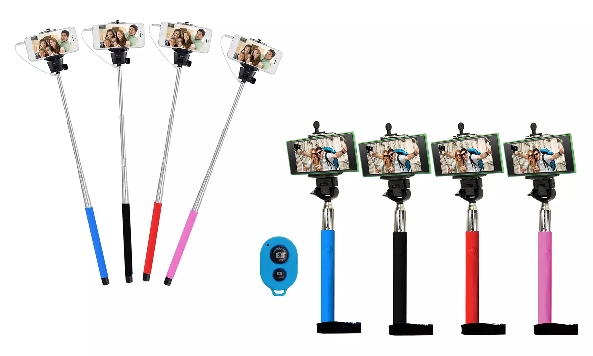 GForce Adjustable Selfie Stick Monopod for Smartphones - Primary Image