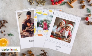 Up to Ten Personalised A4 Photo Calendars from Colorland