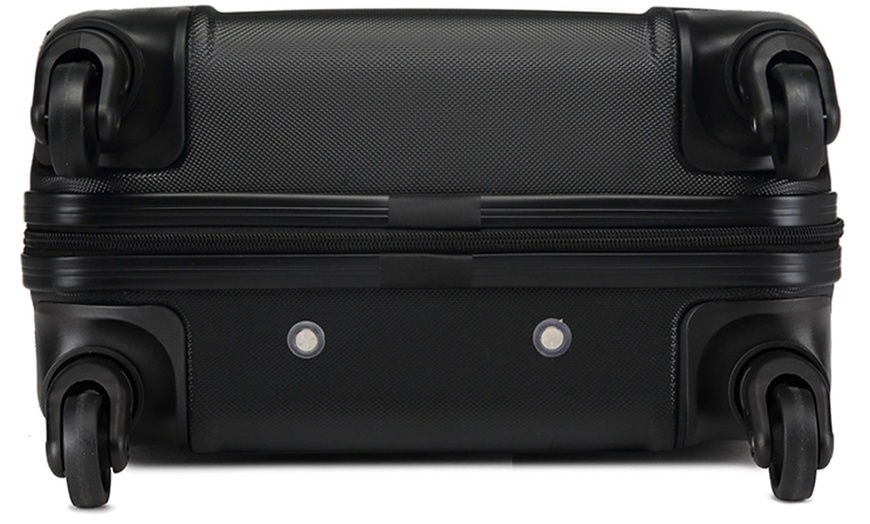 Image 9: Horizontal Design Hard Shell Suitcase Set with Combination Lock