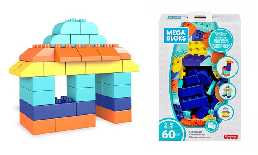 Image 1: Mega Bloks 60-Piece Box