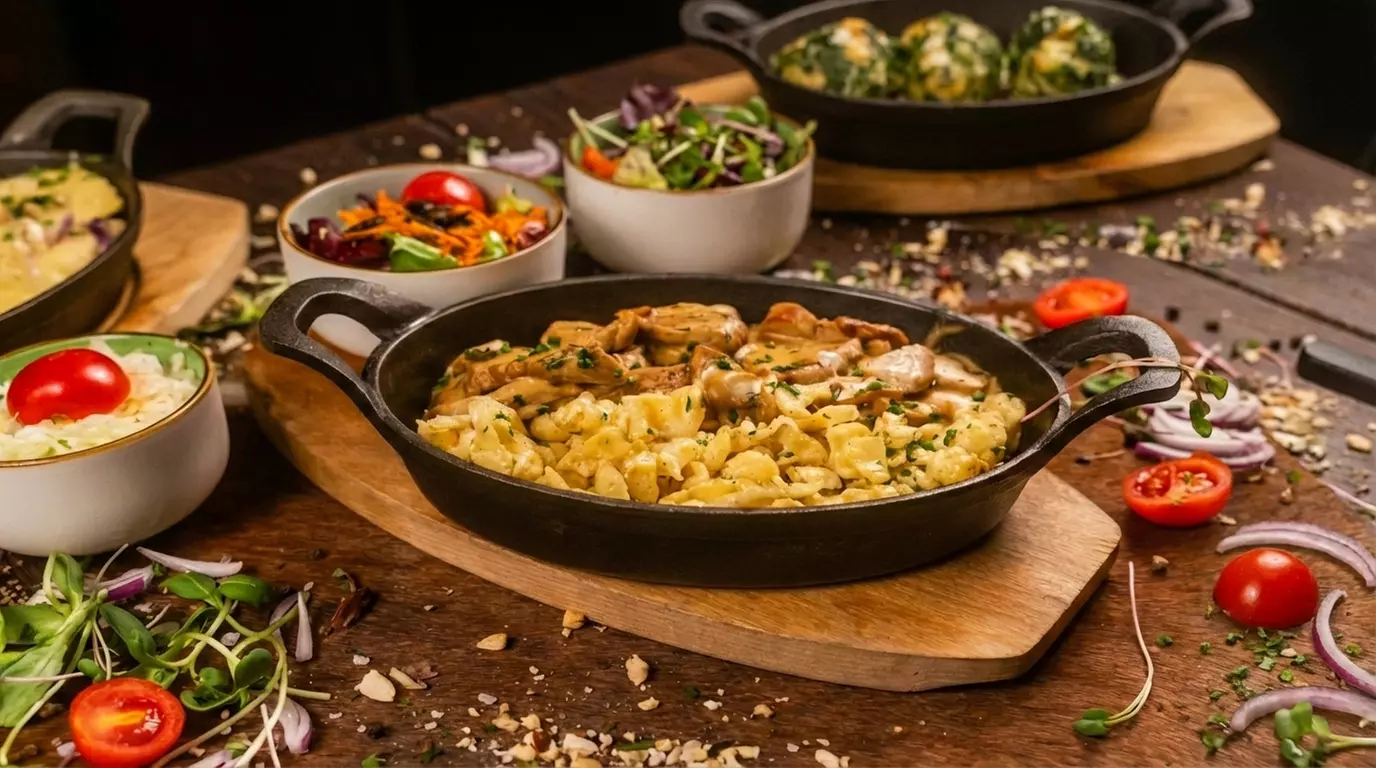 3-Gänge-"Almrausch Menü nach Wahl" für 2 oder 4 Personen