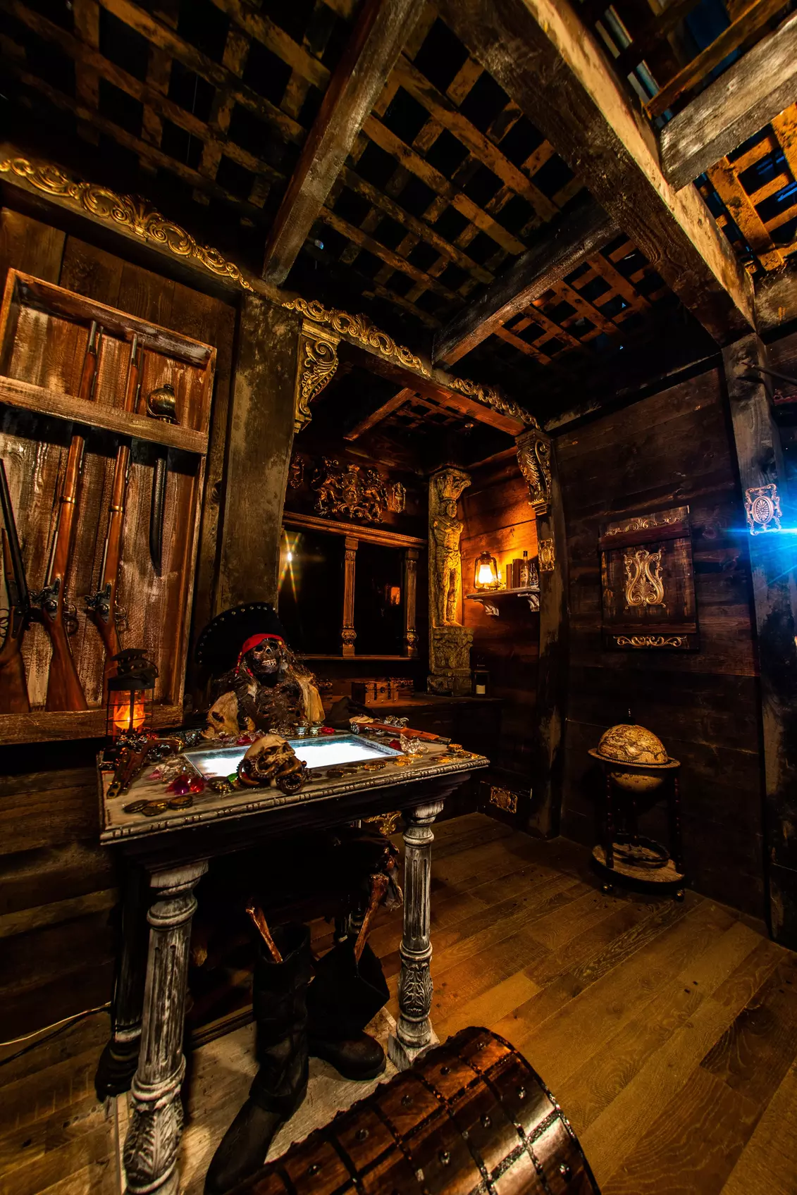 Blackbeard's Revenge or Frankenstein Castle Room-Escape Game