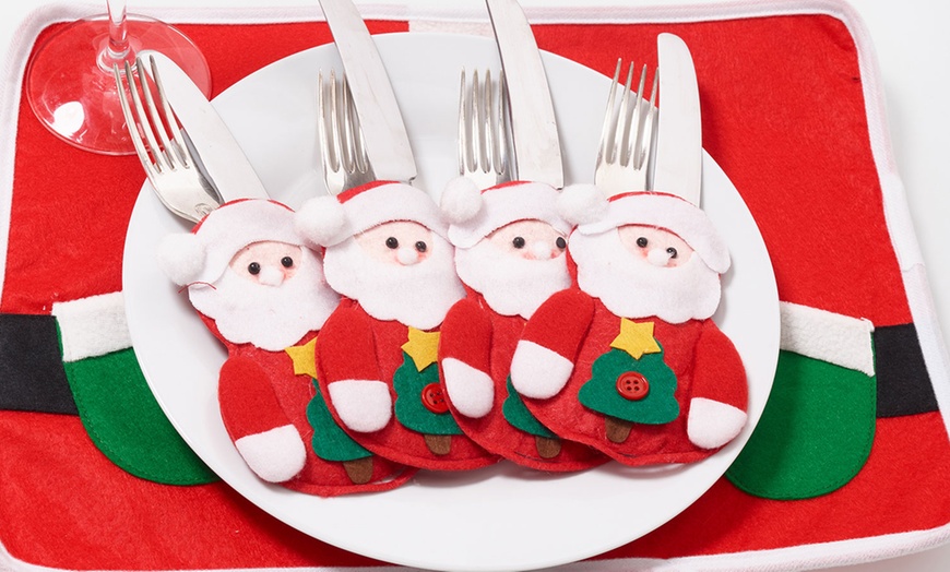 Image 3: Christmas Cutlery Holders
