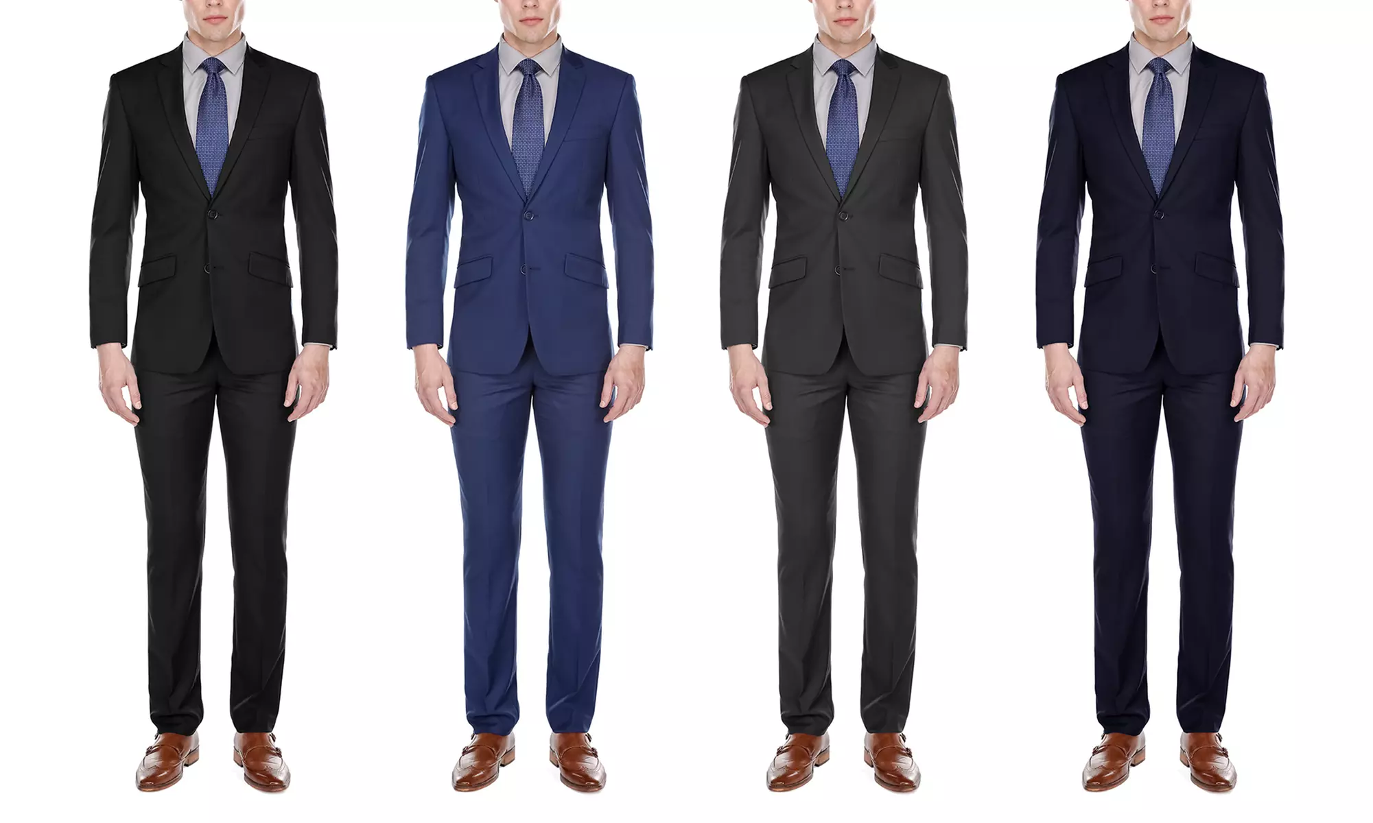 Fino Uomo Men's Slim Fit Suit (2-Piece) - Primary Image