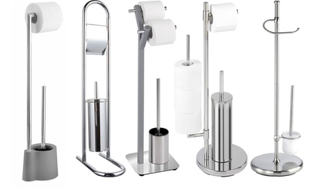Piantana portarotolo e portascopino Wenko disponibili in vari modelli