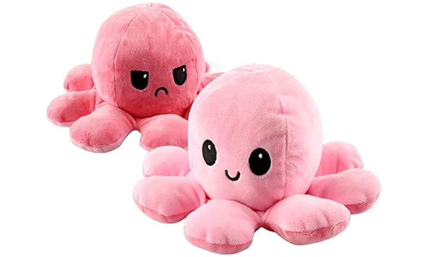 Image 16: Reversible Plush Octopus Toy