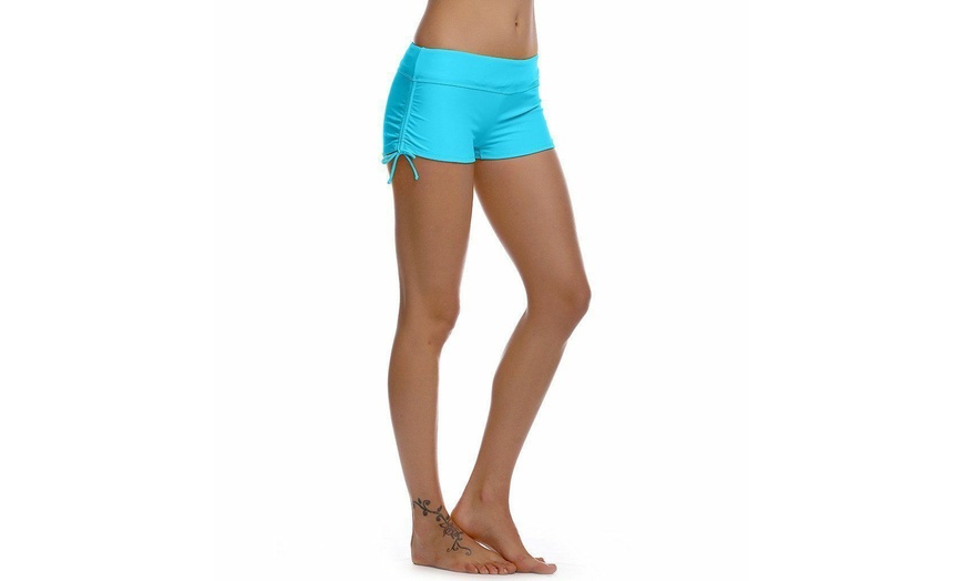 Image 4: Ruched Detail Swim Shorts