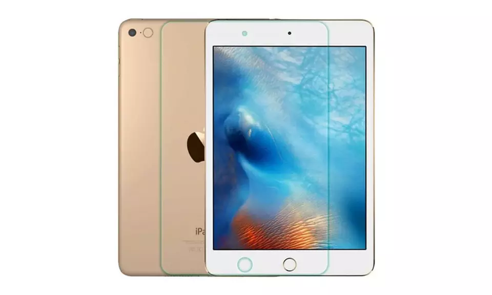 Protection d'écran en verre trempé pour iPad, anti-rayures, anti-chocs, et anti-poussière - Second Medium