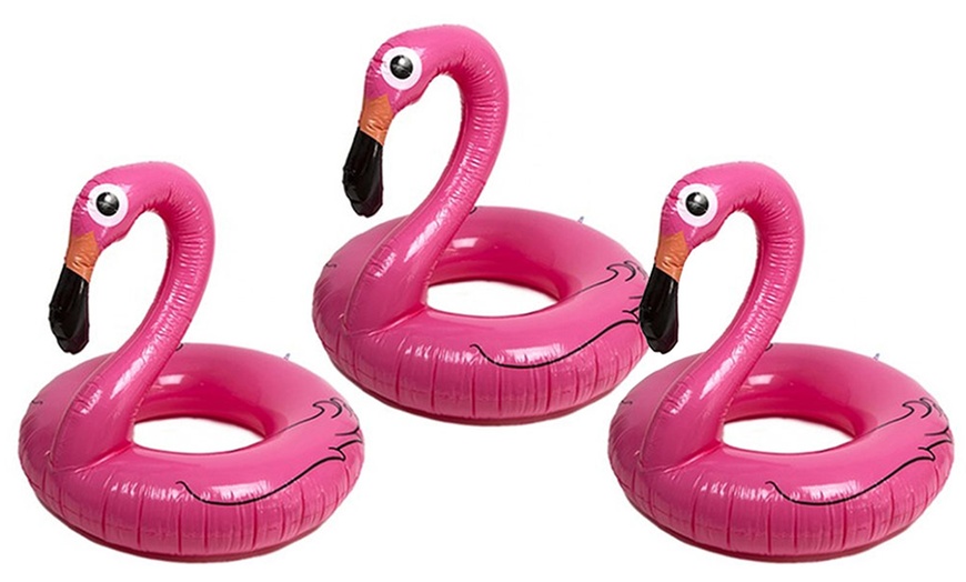 Image 6: Giant Flamingo Design Swim Ring