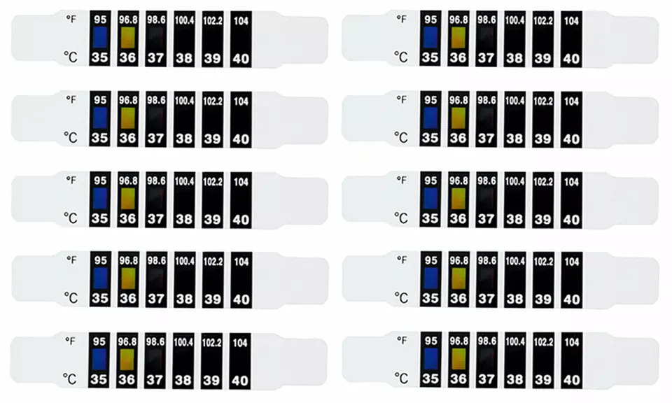 Forehead Thermometer Temperature Indicator Strip - Image 3