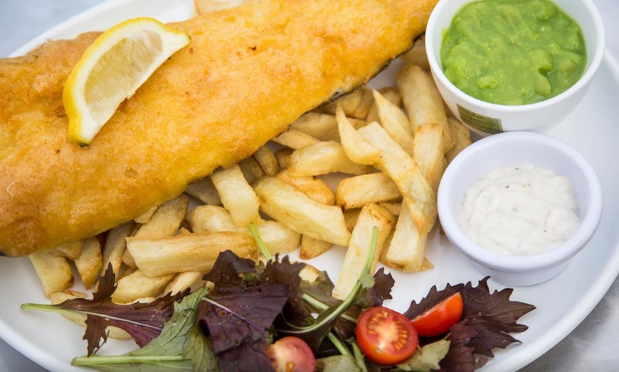 Image 1: Fish and Chips for Two