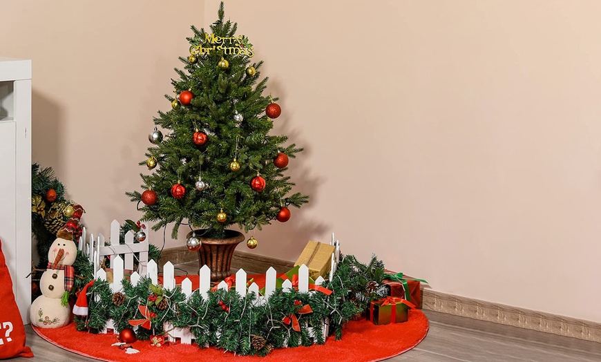 Image 6: HomCom 1.2m Christmas Tree