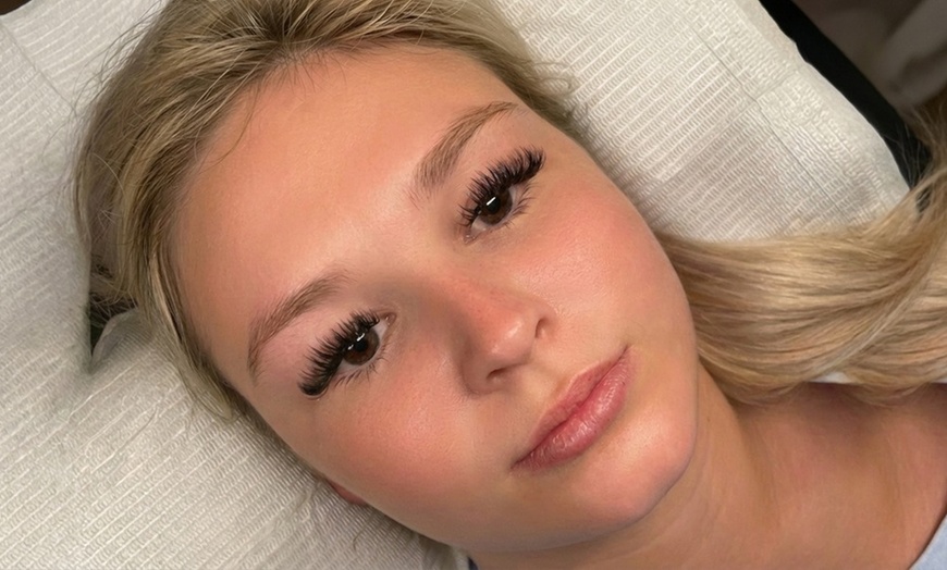 Image 2: Full Set of Volume, Hybrid Lash Extensions, or Foreign Fill (ANY SET)