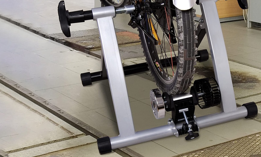 Image 6: HomCom Bike Trainer