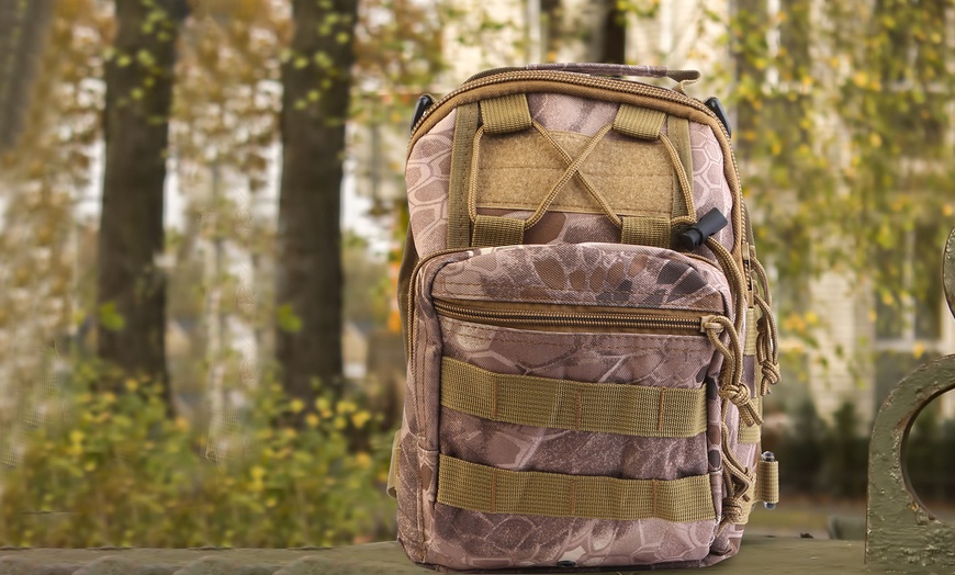 Image 5: Military Sling Backpack