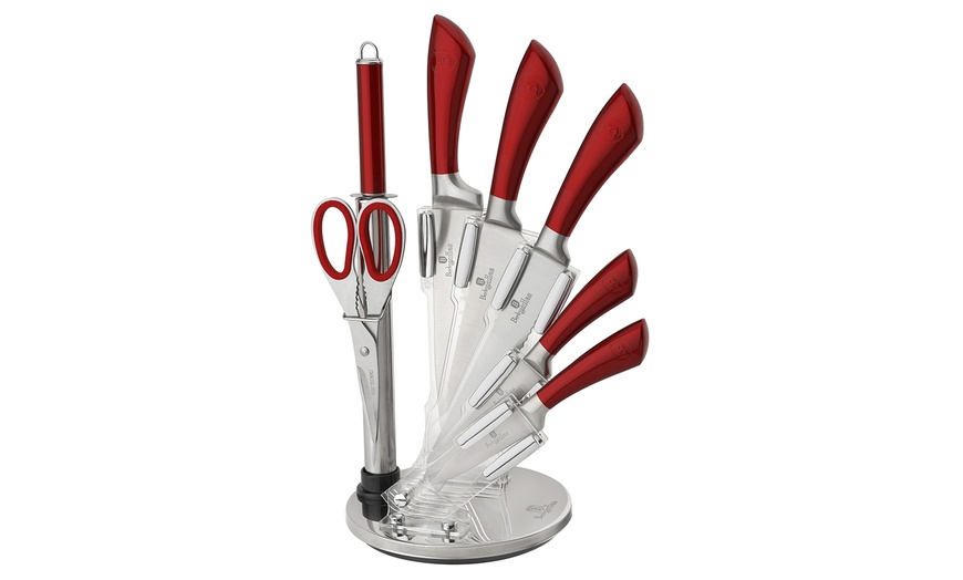 Image 2: Eight-Piece Knife Set with Stand