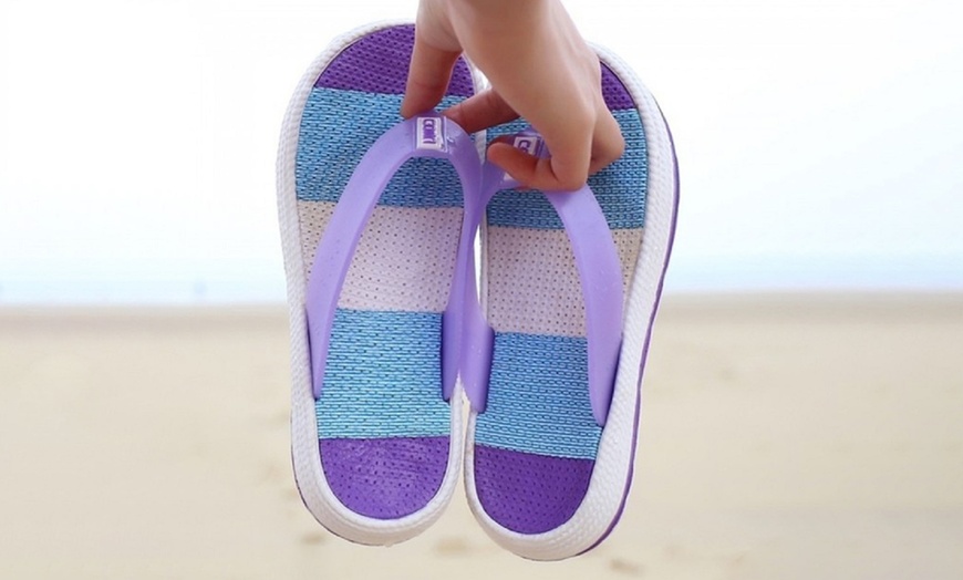 Image 4: Women's Beach Flip-Flops