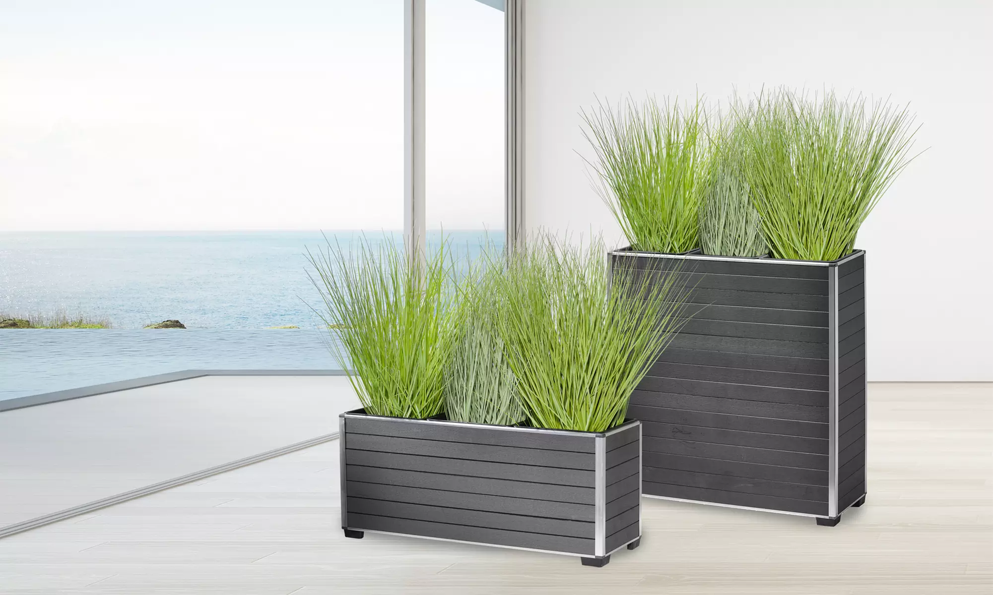 Gartenfreude WPC-Pflanzkübel in der Farbe und Größe nach Wahl - Primary Image
