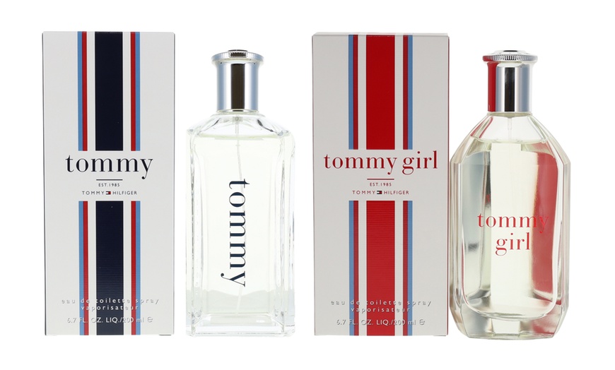 Image 1: Tommy Hilfiger Tommy 200ml or Tommy Girl EDT 200ml