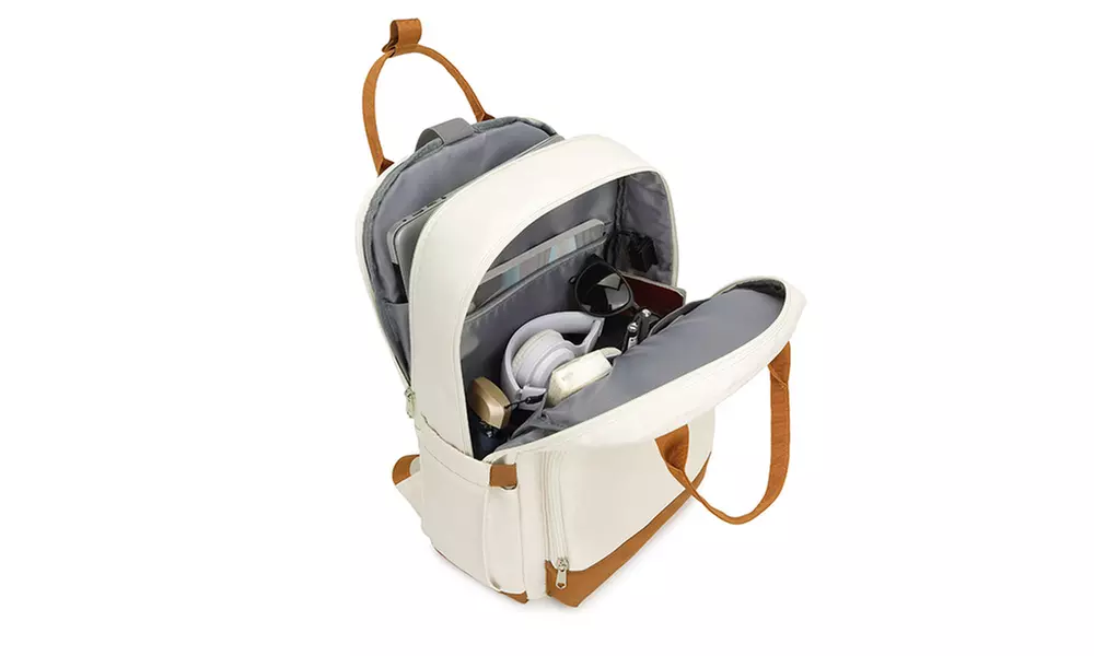 Multi-Fach Laptop Rucksack mit USB-Ladeanschluss