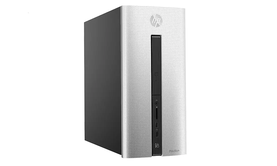 HP Pavilion Desktop PC with 3.5GHz AMD Quad-Core Processor, 8GB RAM, and 1TB Hard Drive (Manufacturer Refurbished) - Second Medium