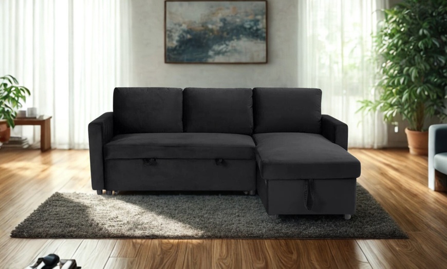 Image 1: DS Living Tranquilo 3 Seater Sofa Bed 